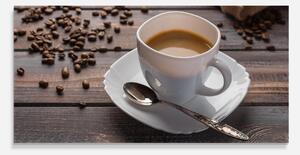 Panou Sticla Bucatarie, 60x120cm, Protectie aragaz, Antistropi, Termorezistent, Alimente, Cafea, Aroma Coffee