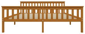 Cadru de pat, maro miere, 180 x 200 cm, lemn masiv de pin