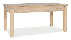 Masa Kleopatra, stejar sonoma, lemn, 124x64x56 cm