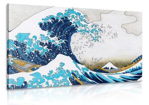 Tablou reproducere Marele val din Kanagawa - Kacushika Hokusai