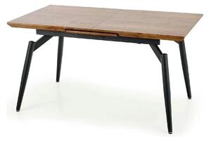 Masa extensibila CAMBELL, negru/stejar, 140/180x80x74 cm