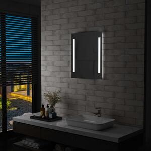 Oglindă cu LED de perete pentru baie, 50 x 60 cm