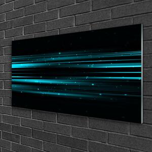 Tablouri acrilice Abstract Art Albastru Negru