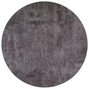 Masă de bucătărie, gri beton și negru, 90 x 73,5 cm, MDF