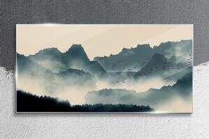 Tablou sticla Cerneală chineză de mounain