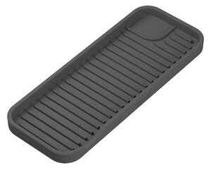 Organizator pentru chiuvetă gri din silicon – Metaltex