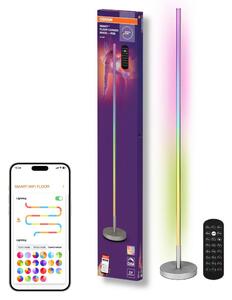 Osram - Lampadar LED RGBW SMART+ MAGIC dimmabil, 11,5W/230V, argintiu, Wi-Fi+telecomandă
