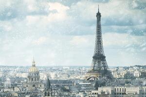 Tablou Parisul de iarnă