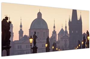 Tablou - Podul Charles (120x50 cm)