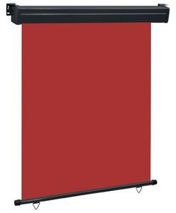 Copertină laterală de balcon, roșu, 140 x 250 cm