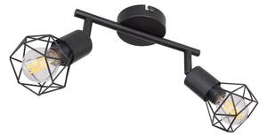 Spot LED XARA 2xE14/6W/230V negru Globo