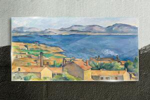 Tablou sticla Golful Marsilia Cézanne
