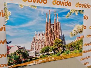 Tablou catedrala în Barcelona