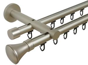 Galerie metal dubla PICIOR UNIVERSAL TEAVA PROFIL - PRINCE19/19 - CROM MAT
