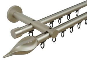 Galerie metal dubla PICIOR UNIVERSAL TEAVA PROFIL - TWISTER19/19 - CROM MAT