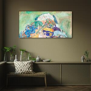 Tablou sticla Baby Cradle Gustav Klimt