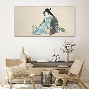 Tablou pe sticla Femei asiatice Kimono
