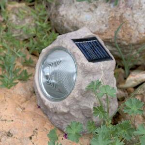 Luxform Lămpi solare cu LED în formă de piatră de grădină Andes 3 buc. 41393