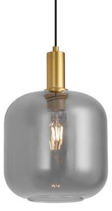 Design hanglamp messing met smoke glas voor railsysteem 1-fase - Iconic Zuzanna