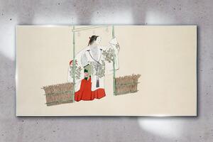 Tablou sticla Kimono tradițional asiatic