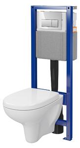 Cersanit Arteco set cadru și vas wc, capac+ buton de spălare S701-787