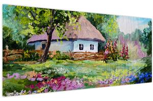 Tablou - Cabană (120x50 cm)
