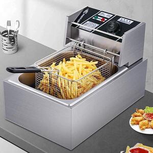 Friteuza 2500 W, 6 Litri, Inox