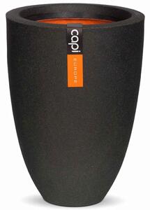Capi Vas de plante elegant Urban Smooth, negru, 36x47 cm, adânc KBL782 KBL782
