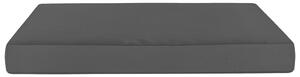 Pernă canapea din paleți, negru, 60 x 61,5 x 6 cm, textil