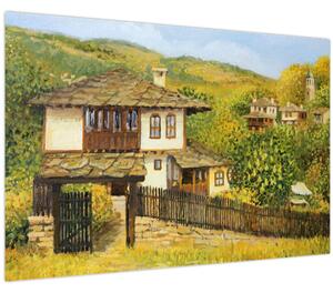 Tablou - Cabane în timpul verii (90x60 cm)