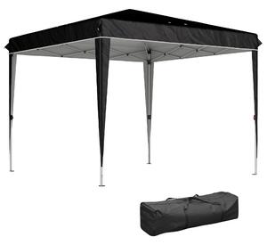 Outsunny Pavilion Pliabil cu Înălțime Reglabilă și Geantă de Transport, 300x300x273 cm, Negru | Aosom Romania