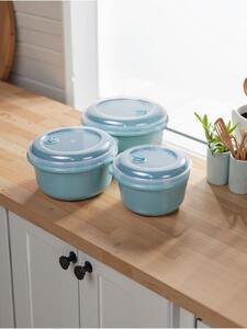 Sinsay - Set de 3 recipiente - bleumarin