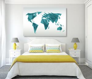 Tablou harta geometrică a lumii