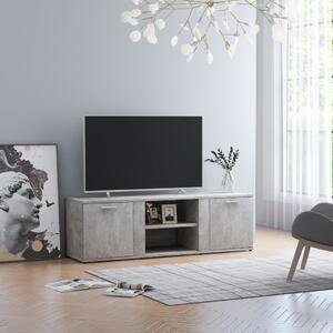 Comodă TV, gri beton, 120 x 34 x 37 cm, PAL