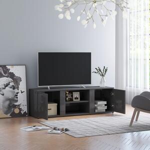 Comodă TV, gri extralucios, 120 x 34 x 37 cm, PAL