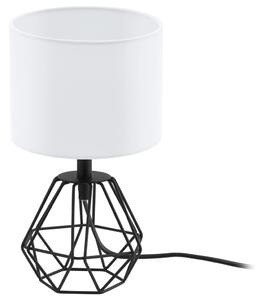 EGLO Lampă de masă Carlton 2, negru și alb 95789