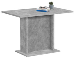 FMD Masă de bucătărie, gri beton, 110 cm 668-003E