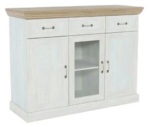 Comoda ROYAL K1S, pin nordic/stejar salbatic, PAL melaminat, 127x46x98