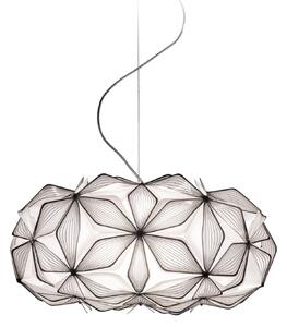Lustră Pendul Slamp, C'EST LA VIE, reglabil, Negru, Camera de zi, Plastic, Design