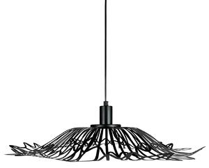 Lustră Pendul Dyberg Larsen, Flora, reglabil, Negru, Camera de zi, Metal, Design