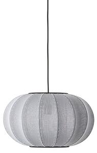 Lustră Pendul Made By Hand, Knit-Wit 45, reglabil, Gri, Camera de zi, Țesătură / Textil, Scandinavă