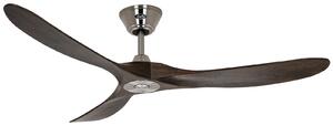 ECO GENUINO Ventilator de tavan crom/nuc 152 cm - CasaFan CasaFan, Eco Genuino, Lemn, Camera de zi, Lemn, Modern