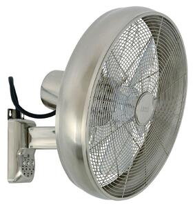 Ventilator de perete Breeze, cromat/transparent, Ø 41 cm - Beacon Beacon Lighting, Breeze, Metalic, Camera de zi, Plastic