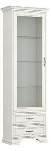 Vitrina TIFFANY II, grej, PAL laminat, 69x40x212 cm