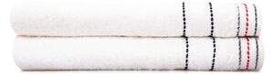 Set 2 prosoape de baie 403, Beverly Hills Polo Club, 70x140 cm, bumbac, alb