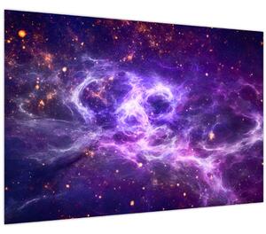 Tablou - Universul violet (90x60 cm)