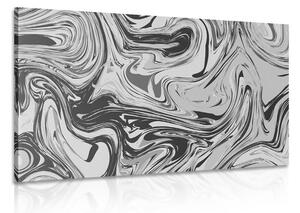 Tablou model abstract în design alb-negru
