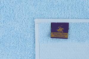 Set 4 prosoape 801, Beverly Hills Polo Club, 50x90 cm, bumbac, albastru