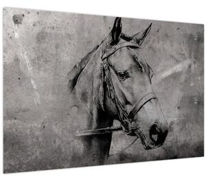 Tablou - Portret de cal (90x60 cm)