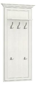 Cuier de perete TIFFANY II, grej, PAL laminat, 70x22x150 cm